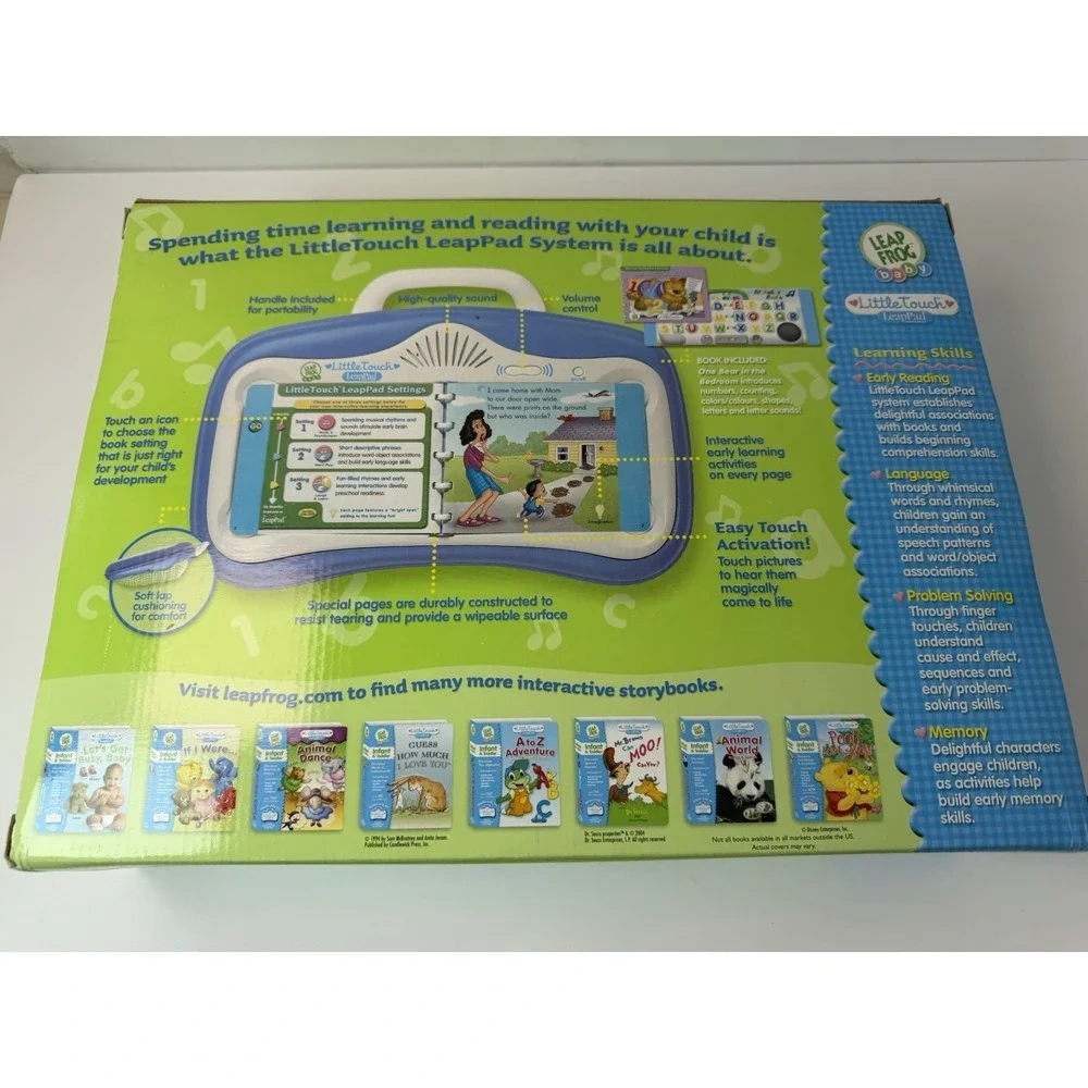 NEW LeapFrog Little Touch LeapPad Infant Toddler Learning System 6–36M